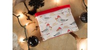 Wetbag for sanitary pad - Christmas